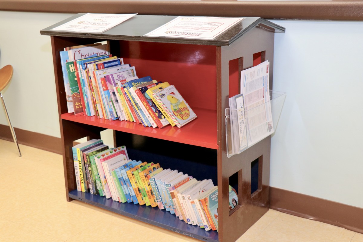 Book case made by NFA Main's Construction Academy