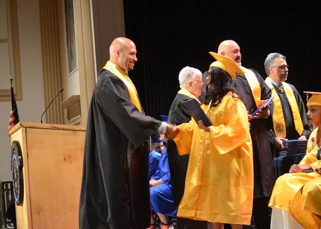 Students receiving Diploma
