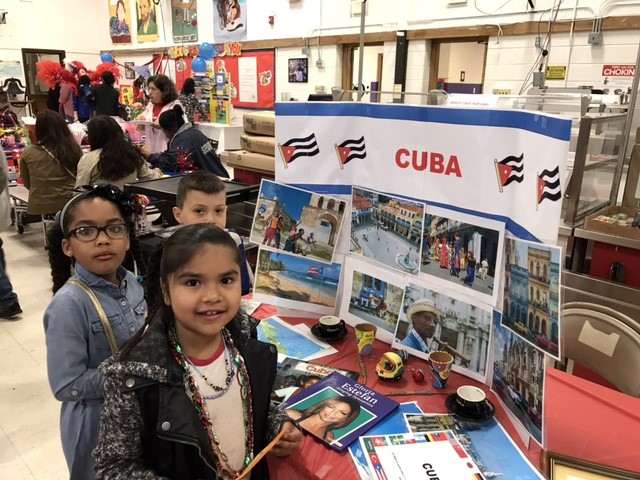 Students at the Multicultural Night 1
