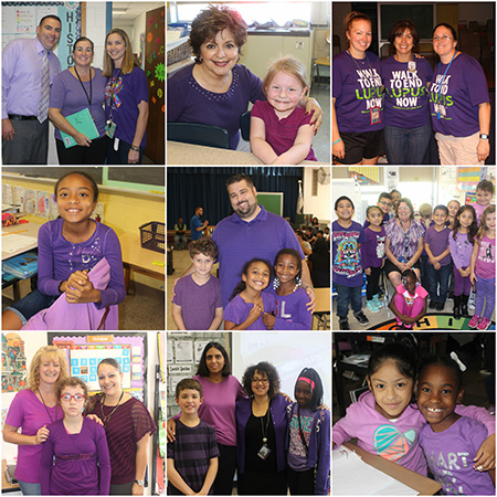 MH Anti bullying Collage Purple