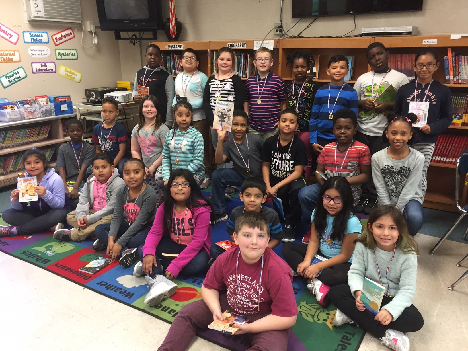 Mrs. Alma's 3rd grade class, 2nd place