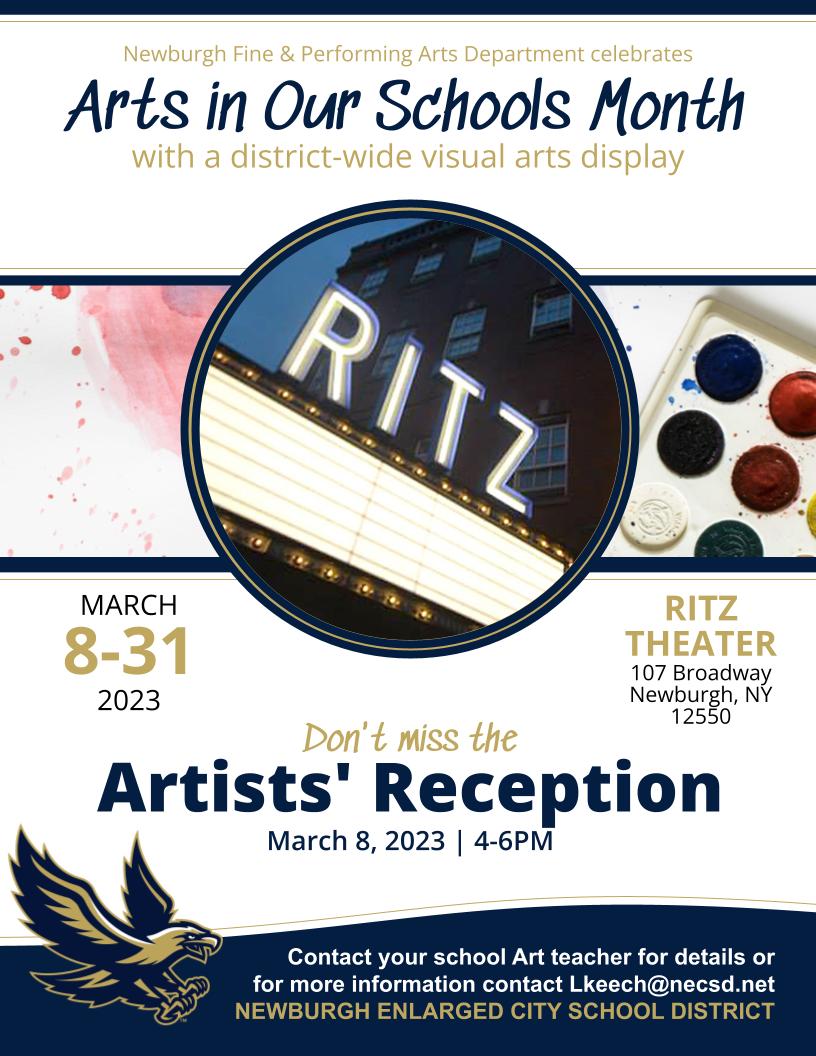 Ritz Art Show Flyer