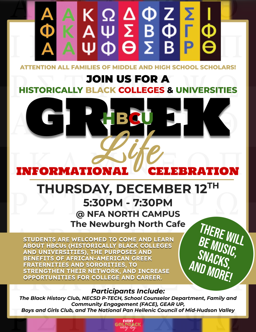 Thumbnail for Historically Black Colleges & Universities (HBCU) Greek Life Informational Celebration