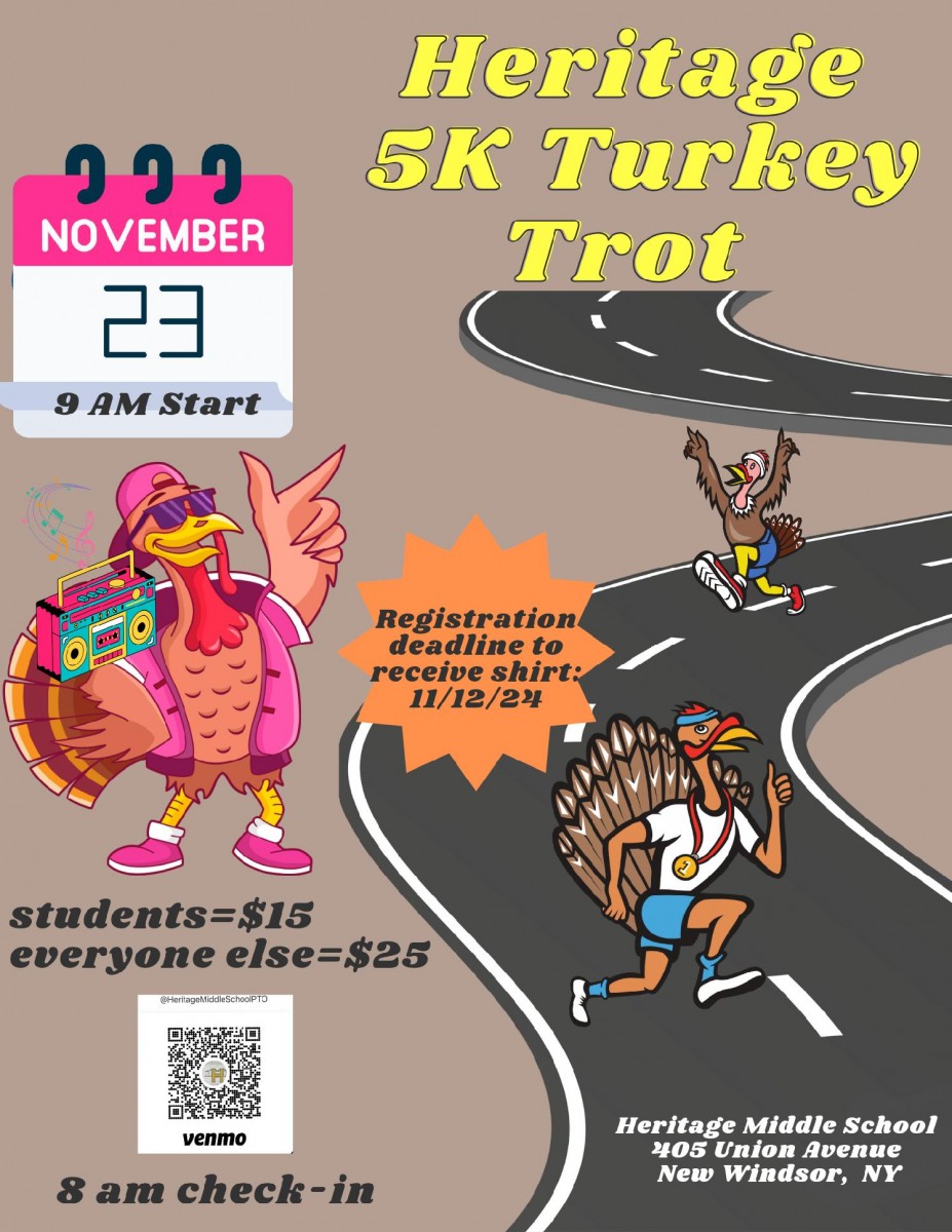 Thumbnail for Turkey Trot 5K | Heritage Middle School