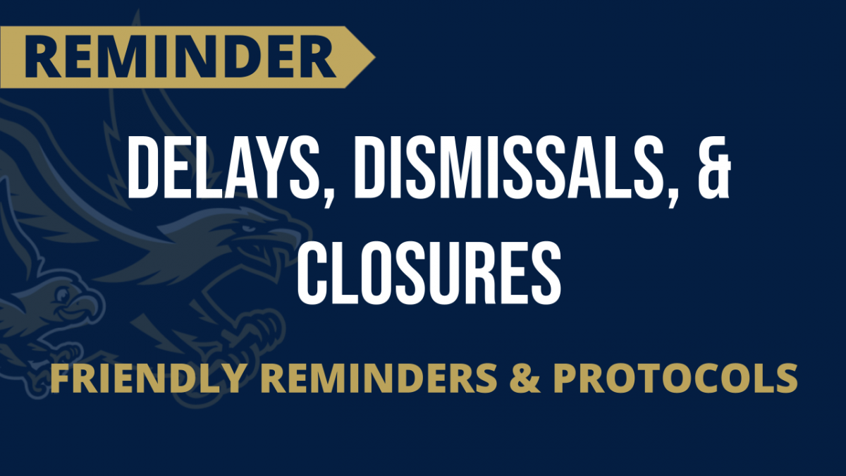 Thumbnail for Emergency Related Information | Delays, Dismissals, Closures