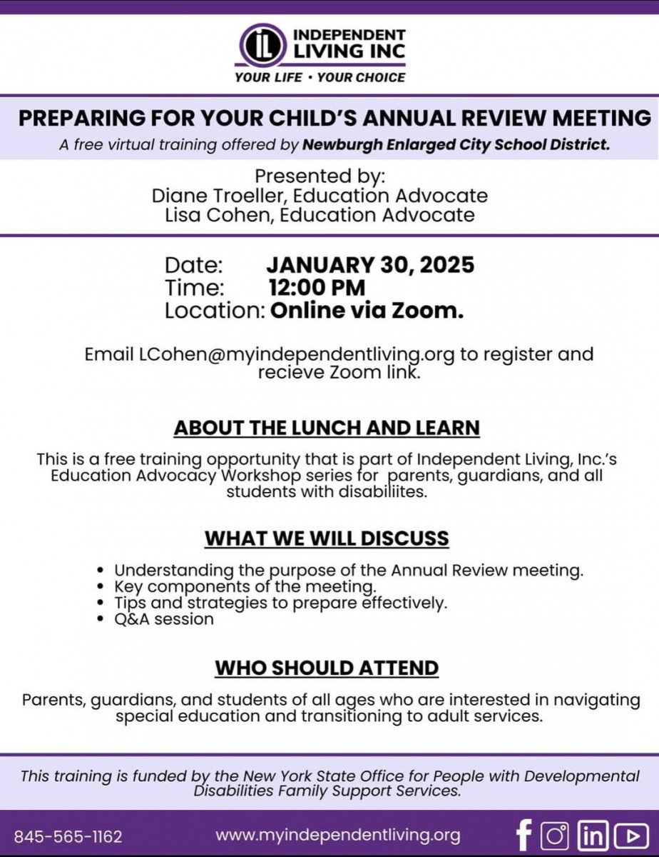 Thumbnail for Preparing for your Child's Annual Review