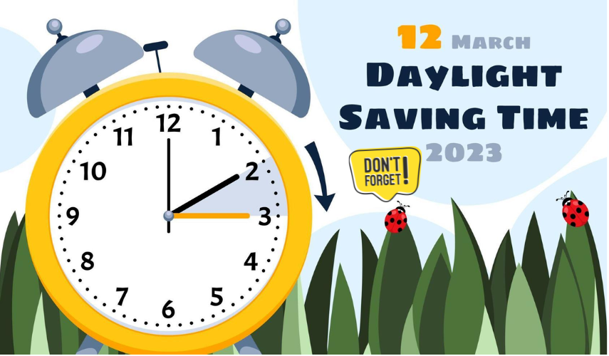 daylight savings time clipart