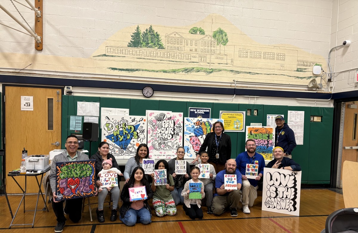 Thumbnail for New Windsor School Families Embrace Creativity; Honor Black History with Local Artist