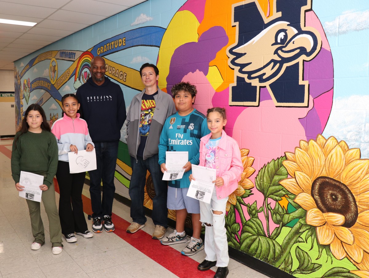 Thumbnail for Gardnertown Scholars Collaborate with Local Artists to Create Meaningful Mural