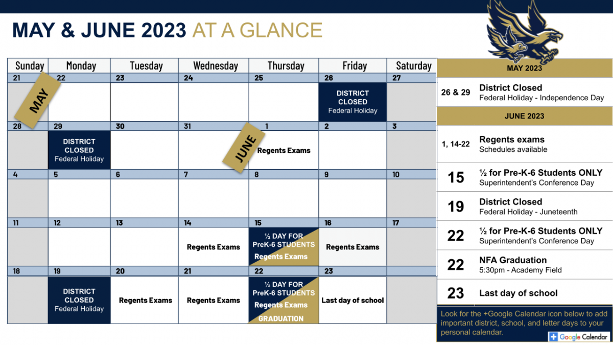 Key dates in 2023 at a glance