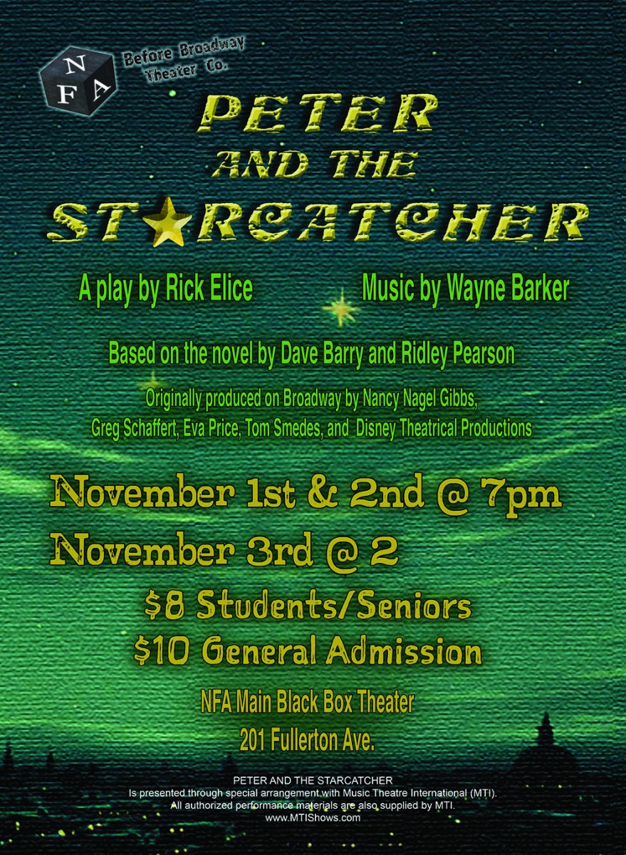 Peter and the Starcatcher Flyer