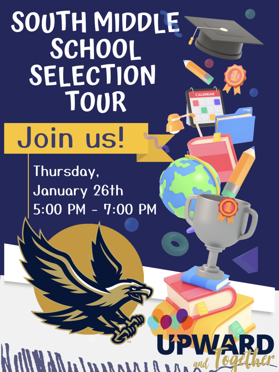 Thumbnail for Reminder! Middle School Selection Tour at South Middle School this Thursday!