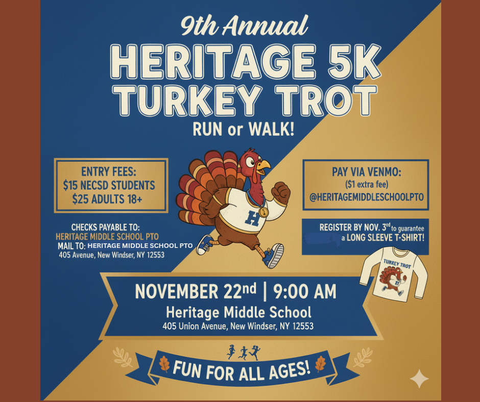 Thumbnail for 9th Annual Heritage 5K Turkey Trot (Run or Walk)!
